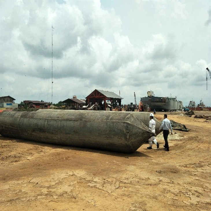 LUHANG Ship Launching Airbag Construction